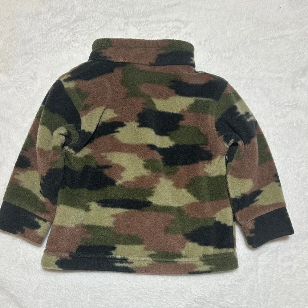 Like new baby boys Columbia Camouflage Fleece Jacket 6/12 months